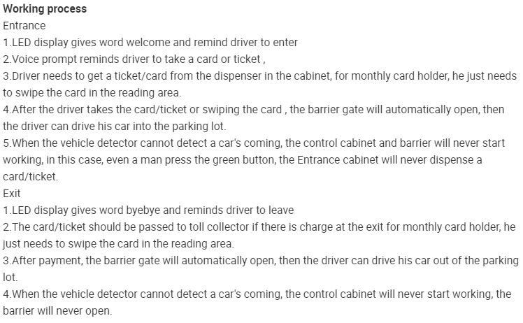 ticket dispenser working process ticket dispenser working process