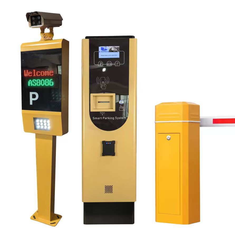 LPR and parking ticket machine
