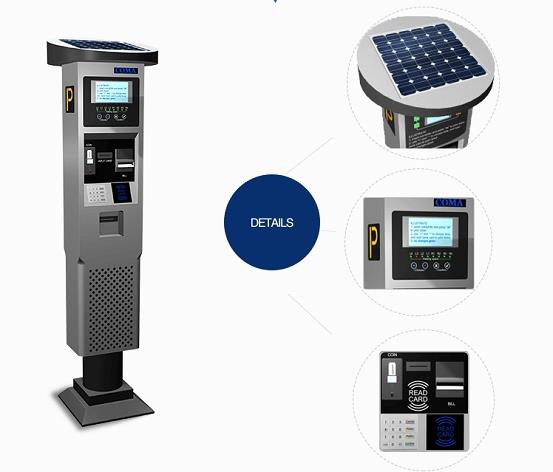 On-street solar car parking meter for sale