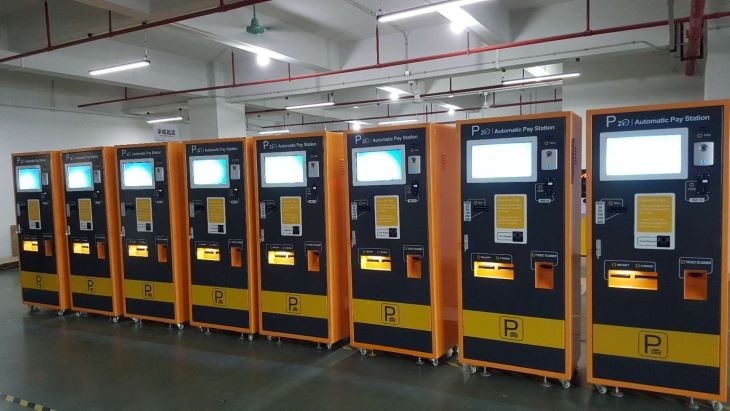 New Design Automatic Cash Payment Machine For Parking Lot