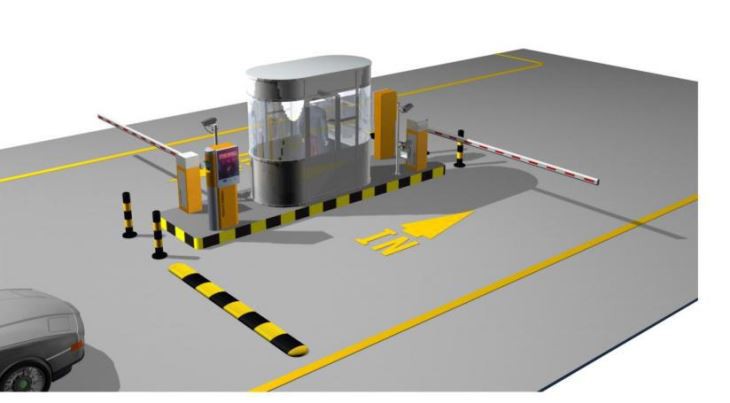 Barcode Ticket Parking System With Auotmatic Payment Machine