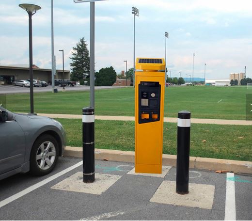 Automatic Payment Electronic Street Solar Car Parking Meter Machine