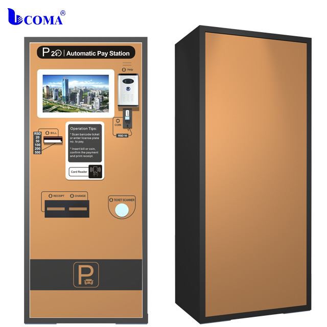 Hot Sale Barcode Ticket Vehicle Access Control Auto Payment Machine Car Parking System